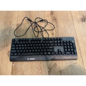 MSI Vigor Gk30 RGB Gaming Keyboard 6-Zone RGB Lighting Water Repellent